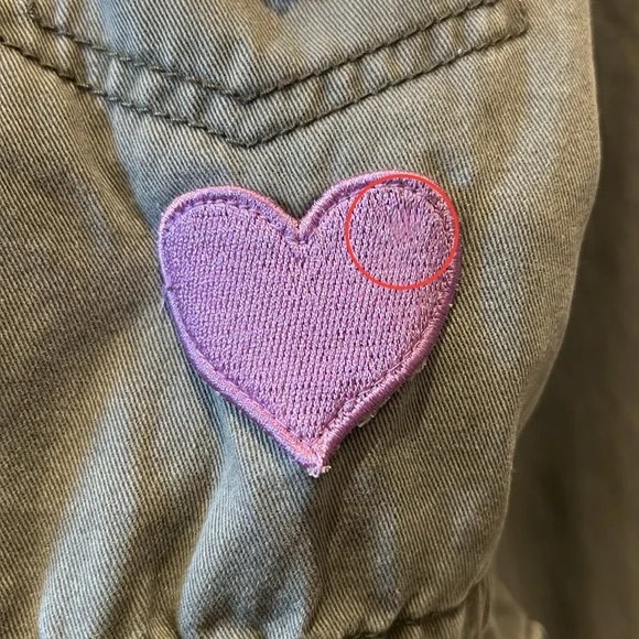 Cat & Jack Twill Anorak Jacket with Patches - Picture 5 of 5